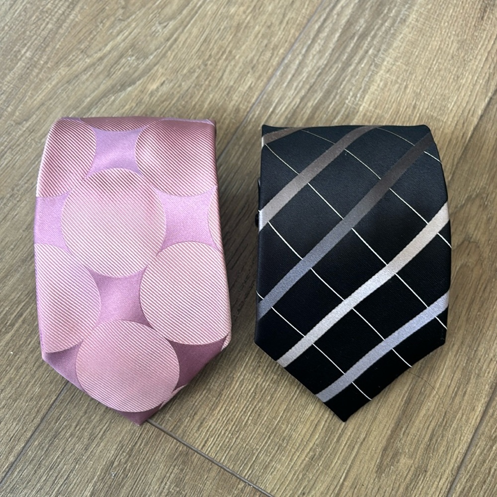 BCBG Attitude silk neckties